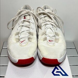 Nike Antetokounmpo Zoom Freak 1 White/Metallic Gold Athletic Shoes